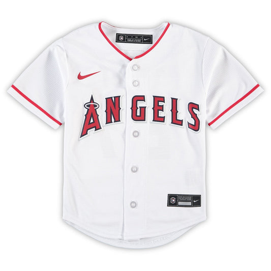 Youth Mike Trout Nike Angels Home Replica Jersey - White