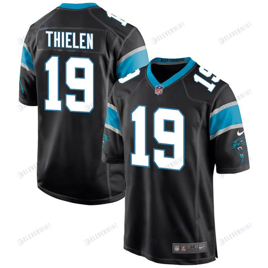 Adam Thielen 19 Carolina Panthers Men Game Jersey - Black