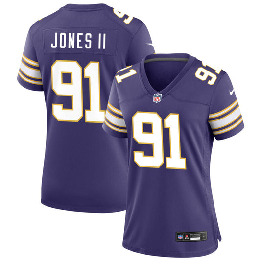 Pat Jones II Minnesota Vikings Nike Women's Classic Game Jersey - Purple