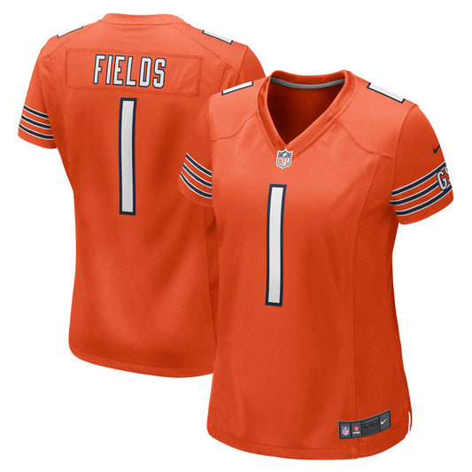 Women's Chicago Bears Justin Fields Game Jersey Orange