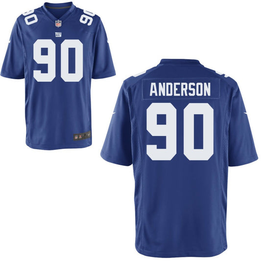 Ryder Anderson New York Giants Nike Youth Game Jersey - Royal