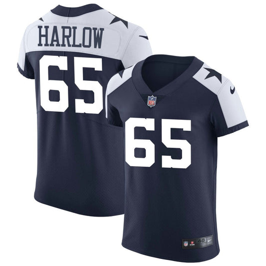 Sean Harlow Dallas Cowboys Nike Alternate Vapor Elite Jersey - Navy