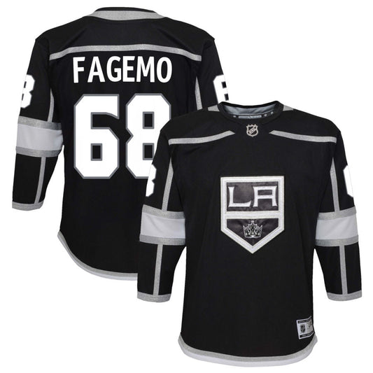 Samuel Fagemo Los Angeles Kings Youth Home Replica Jersey - Black