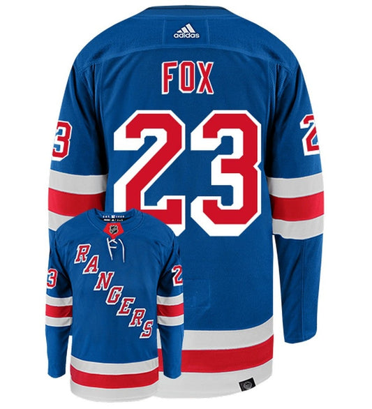 Adam Fox New York Rangers Adidas Primegreen Authentic NHL Hockey Jersey