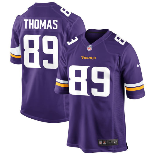 Thayer Thomas Minnesota Vikings Nike Game Jersey - Purple