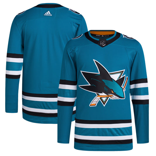 San Jose Sharks adidas Home Primegreen Authentic Pro Jersey - Teal