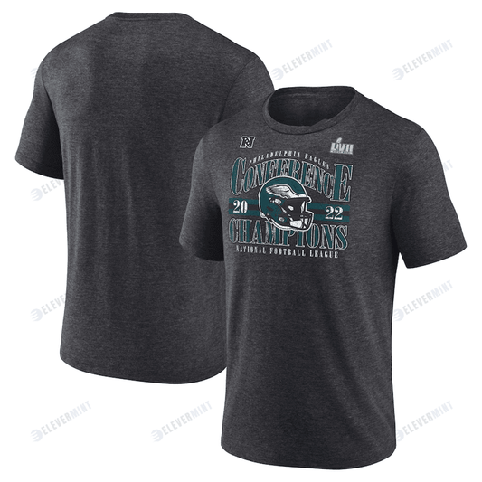 Philadelphia Eagles 2022 NFC Champions T-Shirt - Charcoal