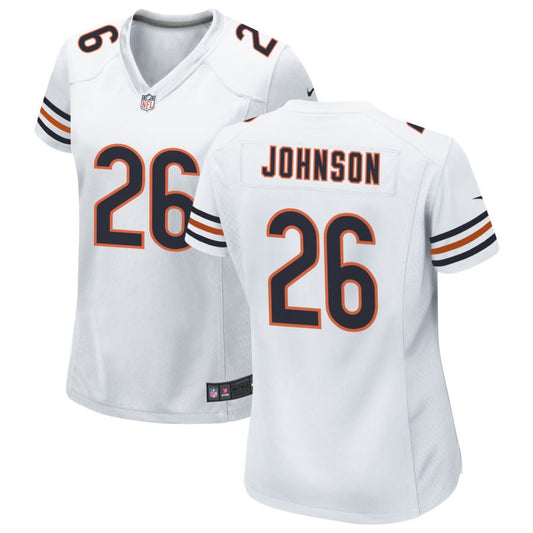 Quindell Johnson Chicago Bears Nike Women's Game Jersey - White