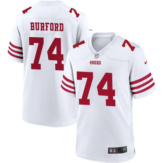 Spencer Burford San Francisco 49ers Nike Youth Game Jersey - White