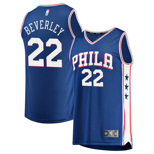 Patrick Beverley Philadelphia 76ers Fanatics Branded Youth Fast Break Replica Jersey Royal - Icon Edition