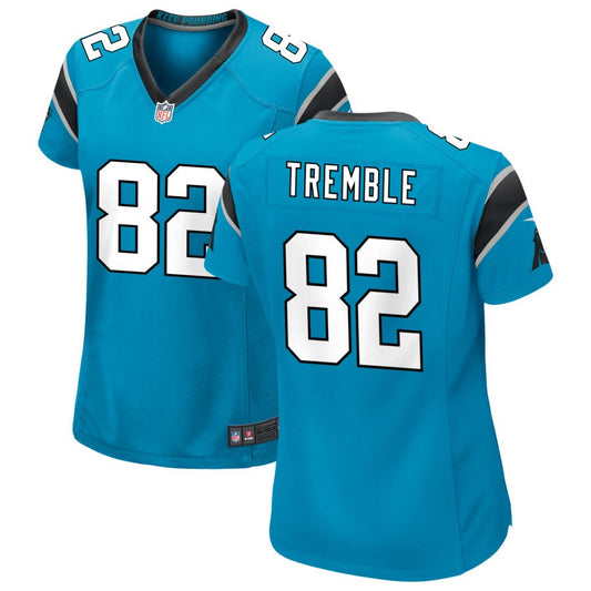 Tommy Tremble Carolina Panthers Nike Women's Alternate Game Jersey - Blue