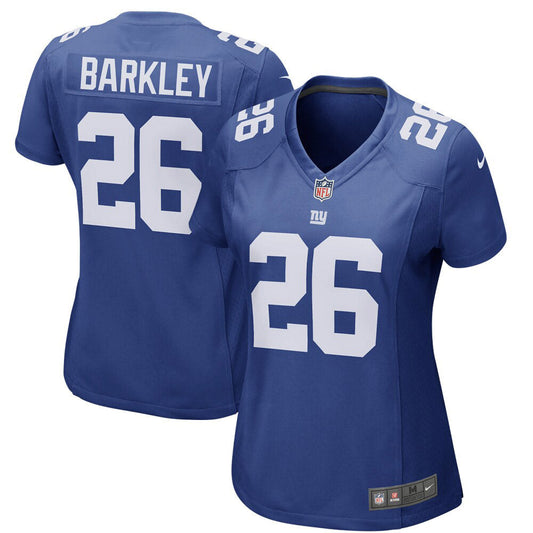 Women's New York Giants Saquon Barkley Player Jersey Royal